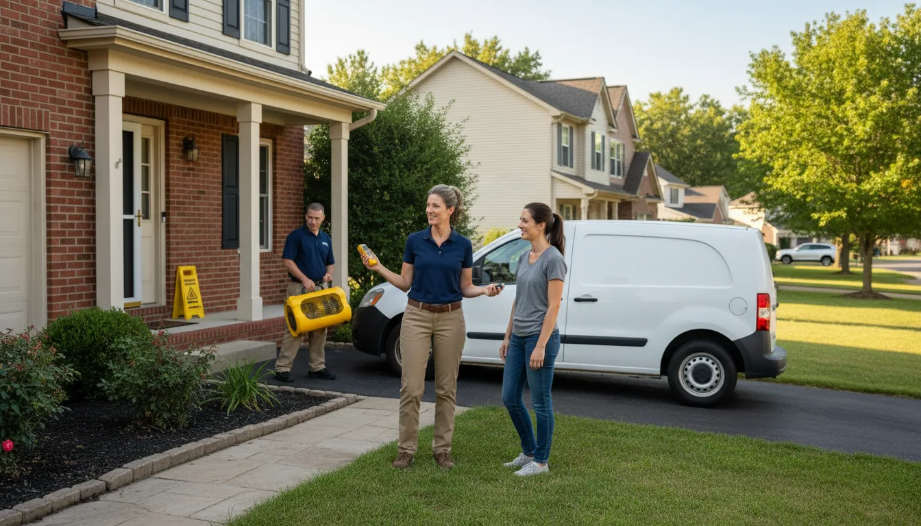 Water restoration image for Fire And Smoke Damage Restoration in Toano, VA